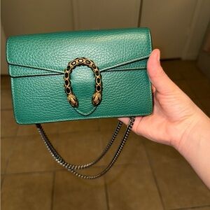 Gucci Dionysus mini bag in green color
